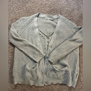 Kimchi Blue Gray Cardigan - Size Large